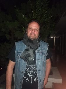 Nicho después del concierto para EL GUARDIÁN.